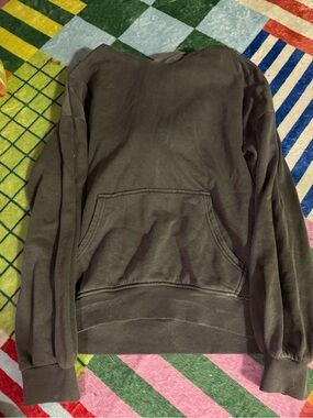 Divided Olive Green Crewneck Hoodie